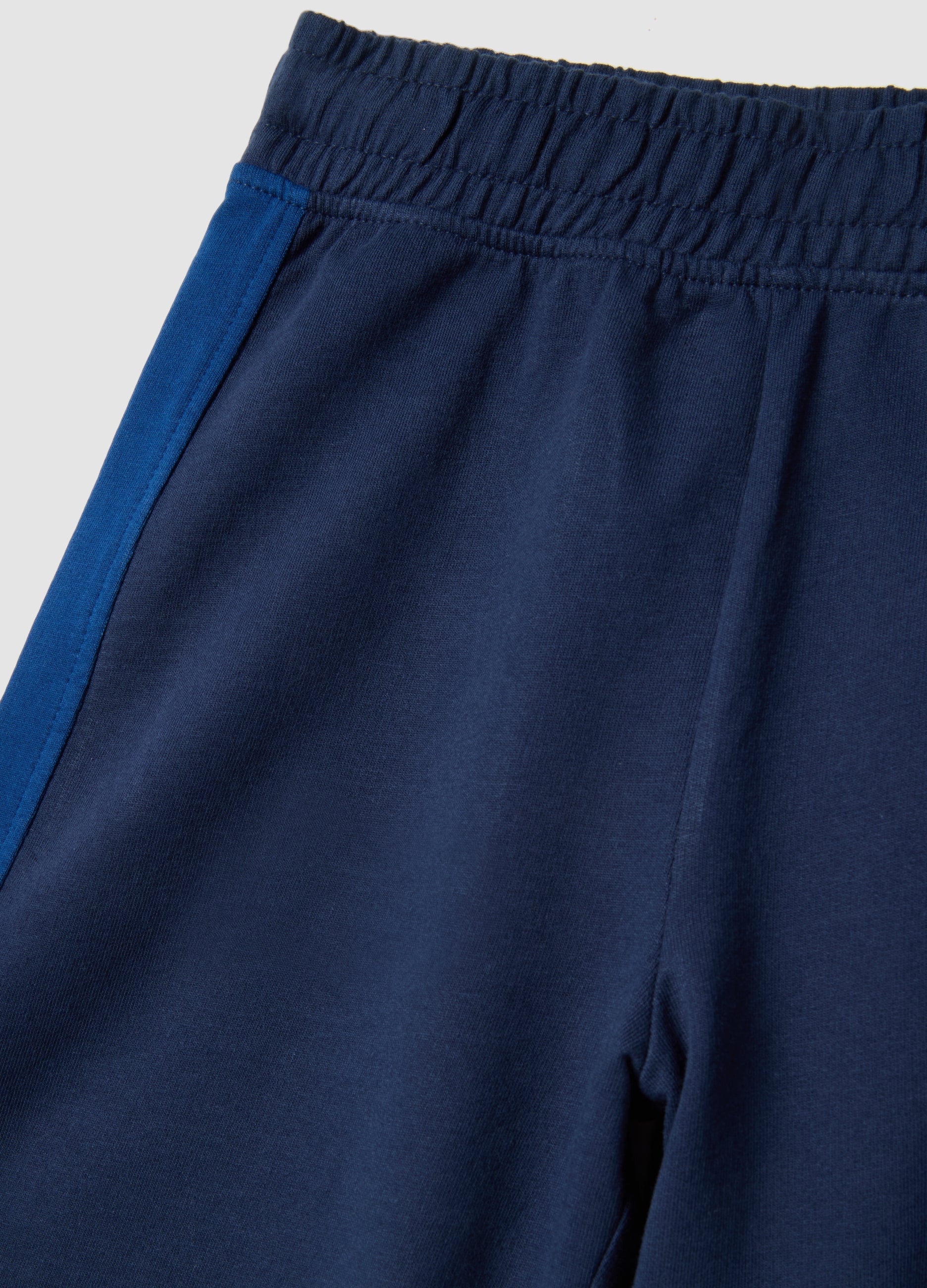 OVS Kids' Regular Fit Pure Cotton Blue Shorts