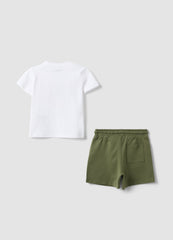 OVS Multicolour Pure Cotton Set For Boys Regular Fit With Tiger