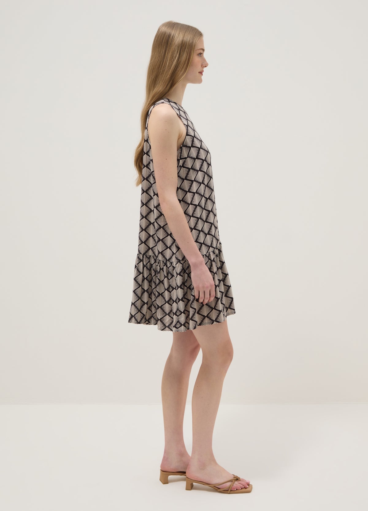 OVS Multicolour Dress With Geometric Pattern