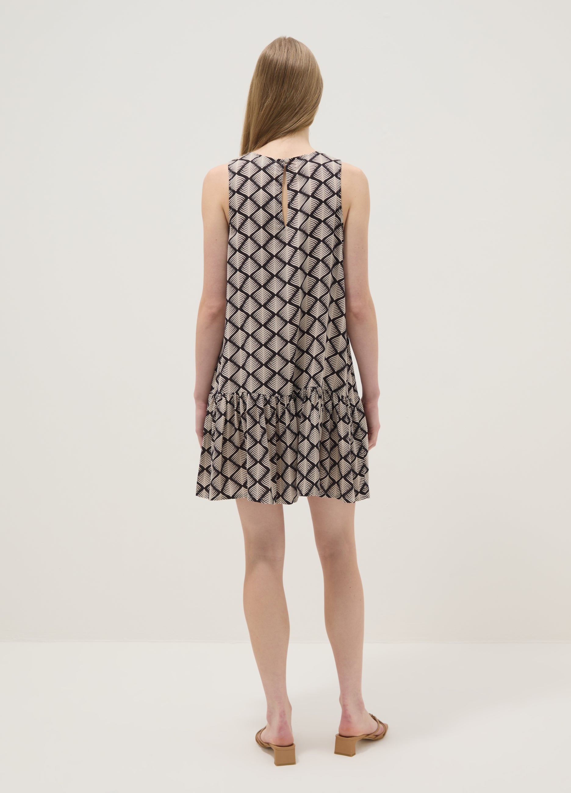 OVS Multicolour Dress With Geometric Pattern