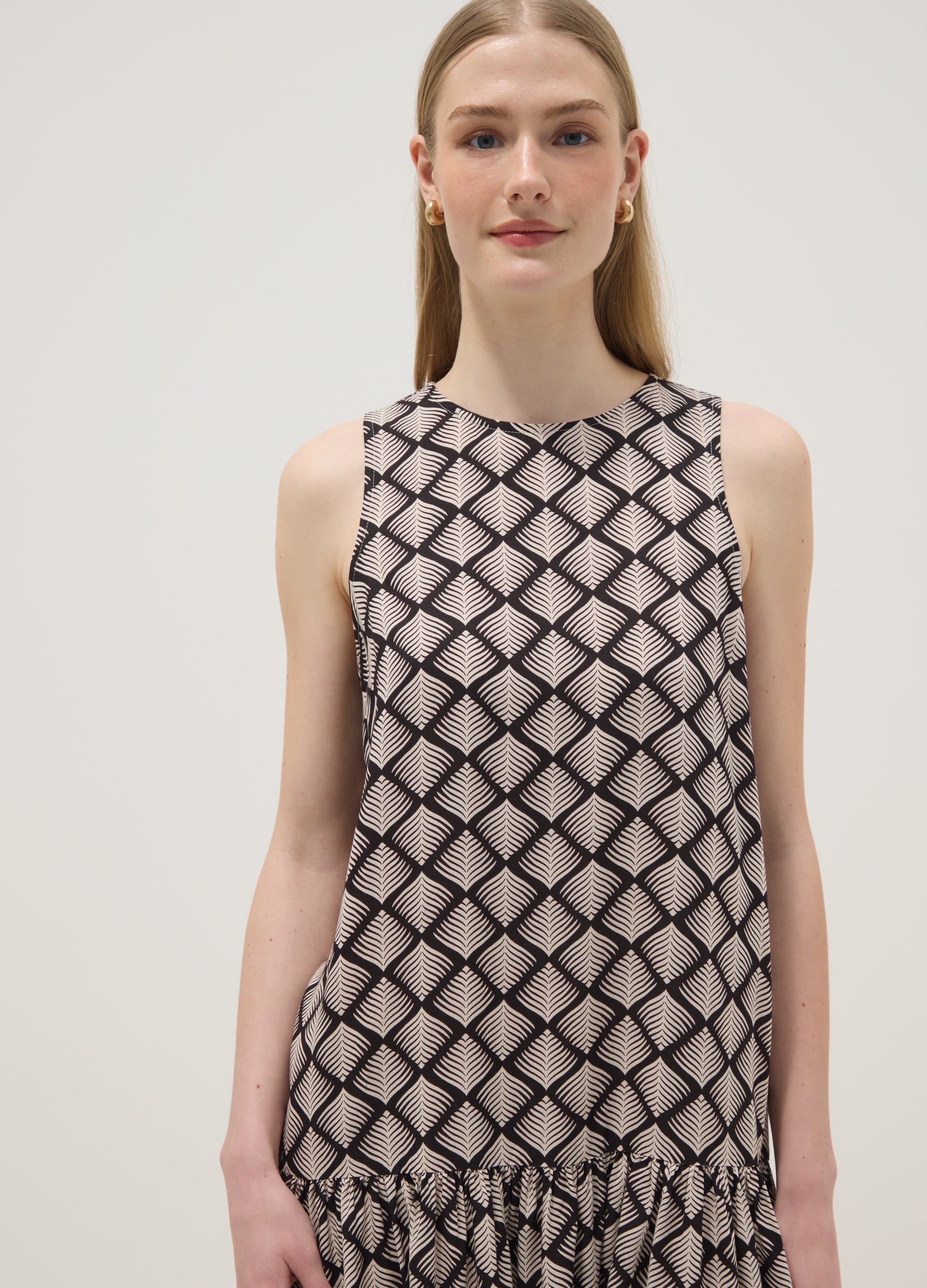 OVS Multicolour Dress With Geometric Pattern