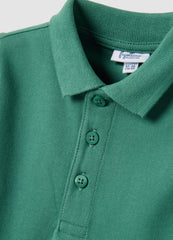 OVS Boys’ Green Organic Cotton Polo Shirt, Regular Fit