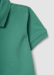 OVS Boys’ Green Organic Cotton Polo Shirt, Regular Fit