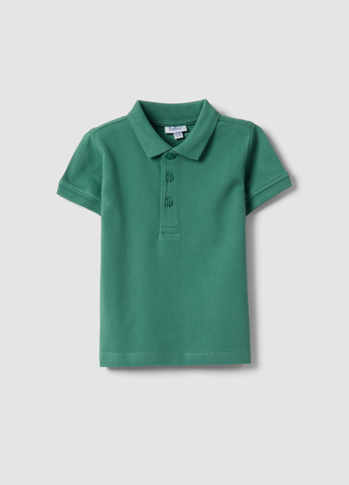 OVS Boys’ Green Organic Cotton Polo Shirt, Regular Fit
