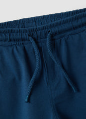 OVS Blue Pure Cotton Boys’ Shorts, Regular Fit