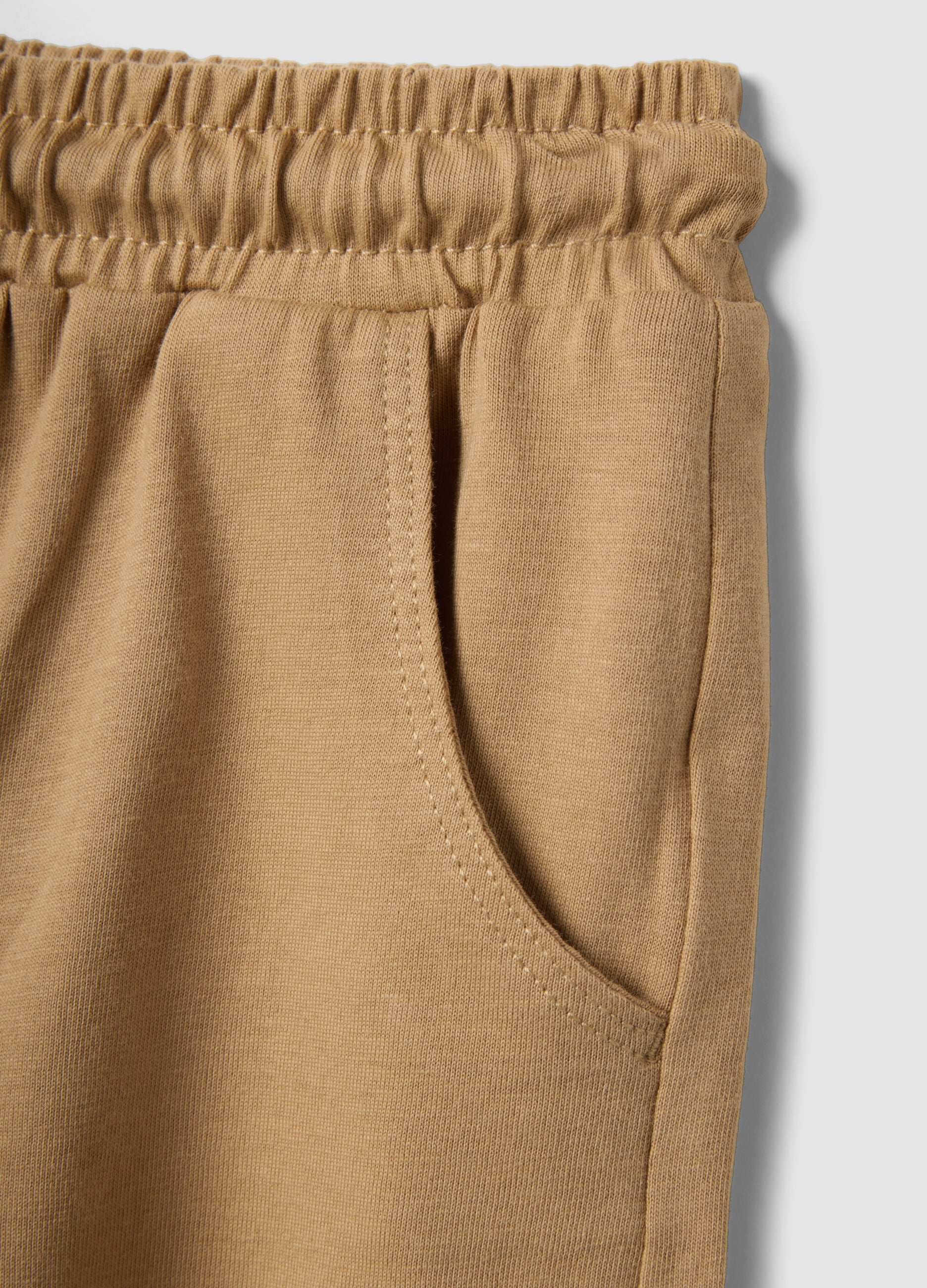 OVS Beige Pure Cotton Boys’ Shorts, Regular Fit