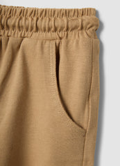 OVS Beige Pure Cotton Boys’ Shorts, Regular Fit