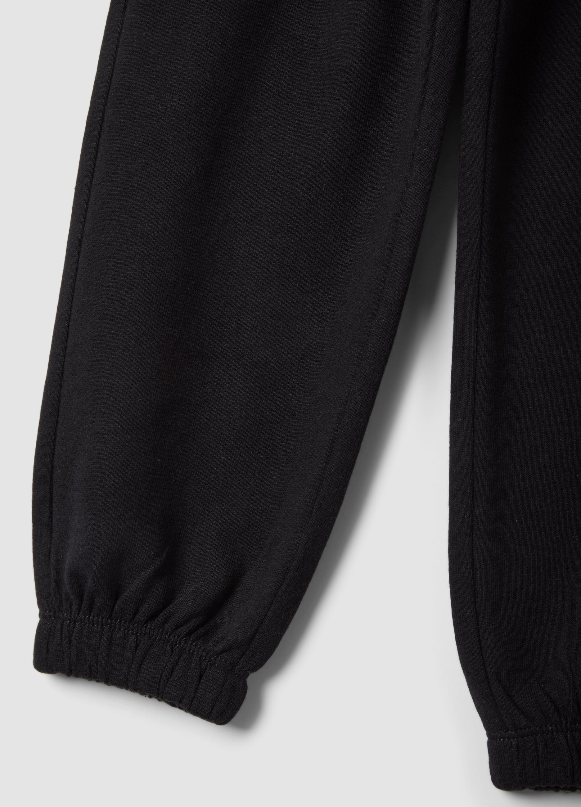 OVS Girls’ Black Pure Cotton Joggers, Regular Fit