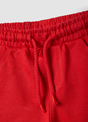 OVS Red Pure Cotton Shorts