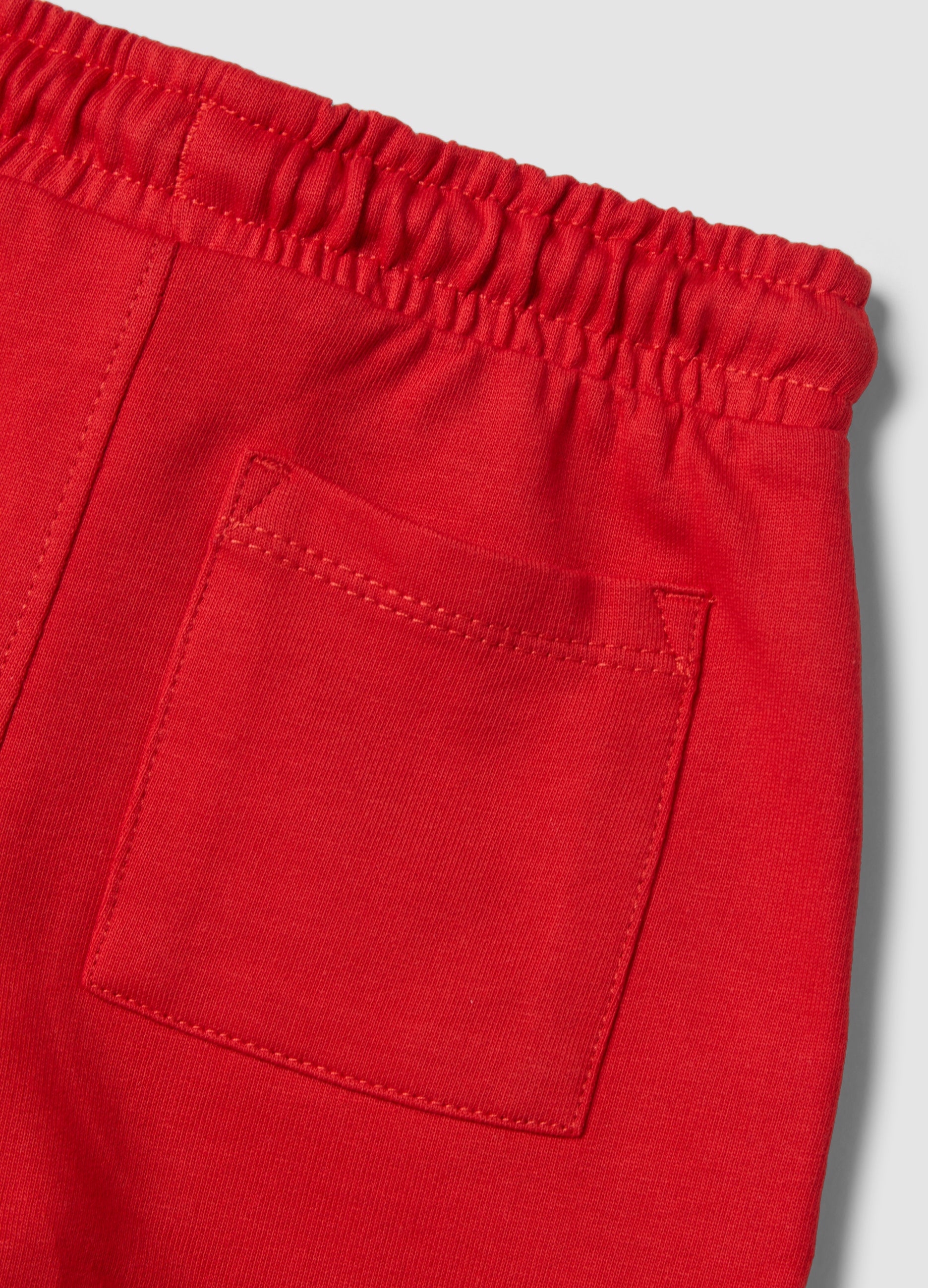 OVS Red Pure Cotton Shorts