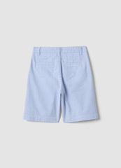 OVS Blue Striped Pure Cotton Shorts
