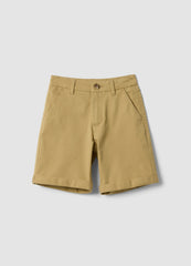 OVS Beige Stretch Cotton Chino Shorts