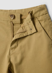 OVS Beige Stretch Cotton Chino Shorts