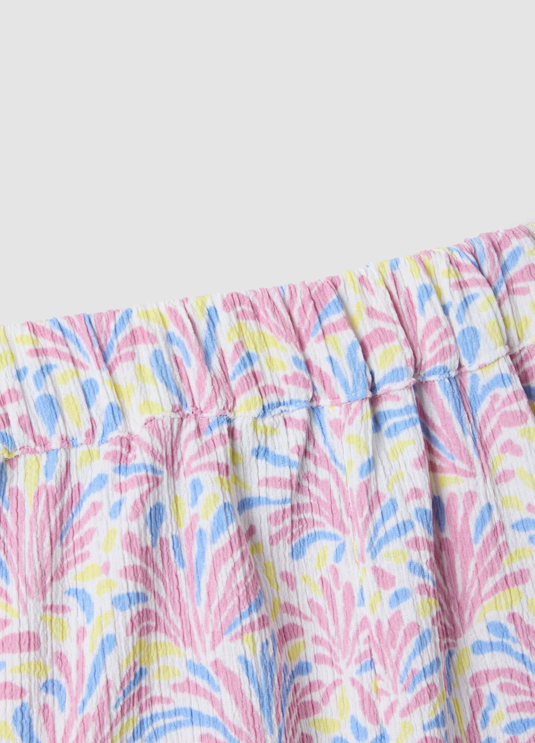OVS Pink Stretch-Fabric Set With Top And Shorts