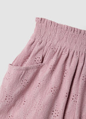 OVS Girls Pink Stretch Shorts With Elasticated Waist, Regular Fit