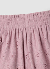 OVS Girls Pink Stretch Shorts With Elasticated Waist, Regular Fit