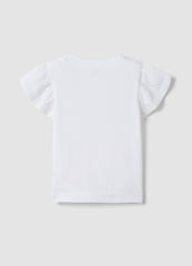 OVS White Short-Sleeved Pure Cotton T-Shirt