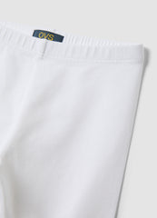 OVS White Organic Cotton Cycling Shorts