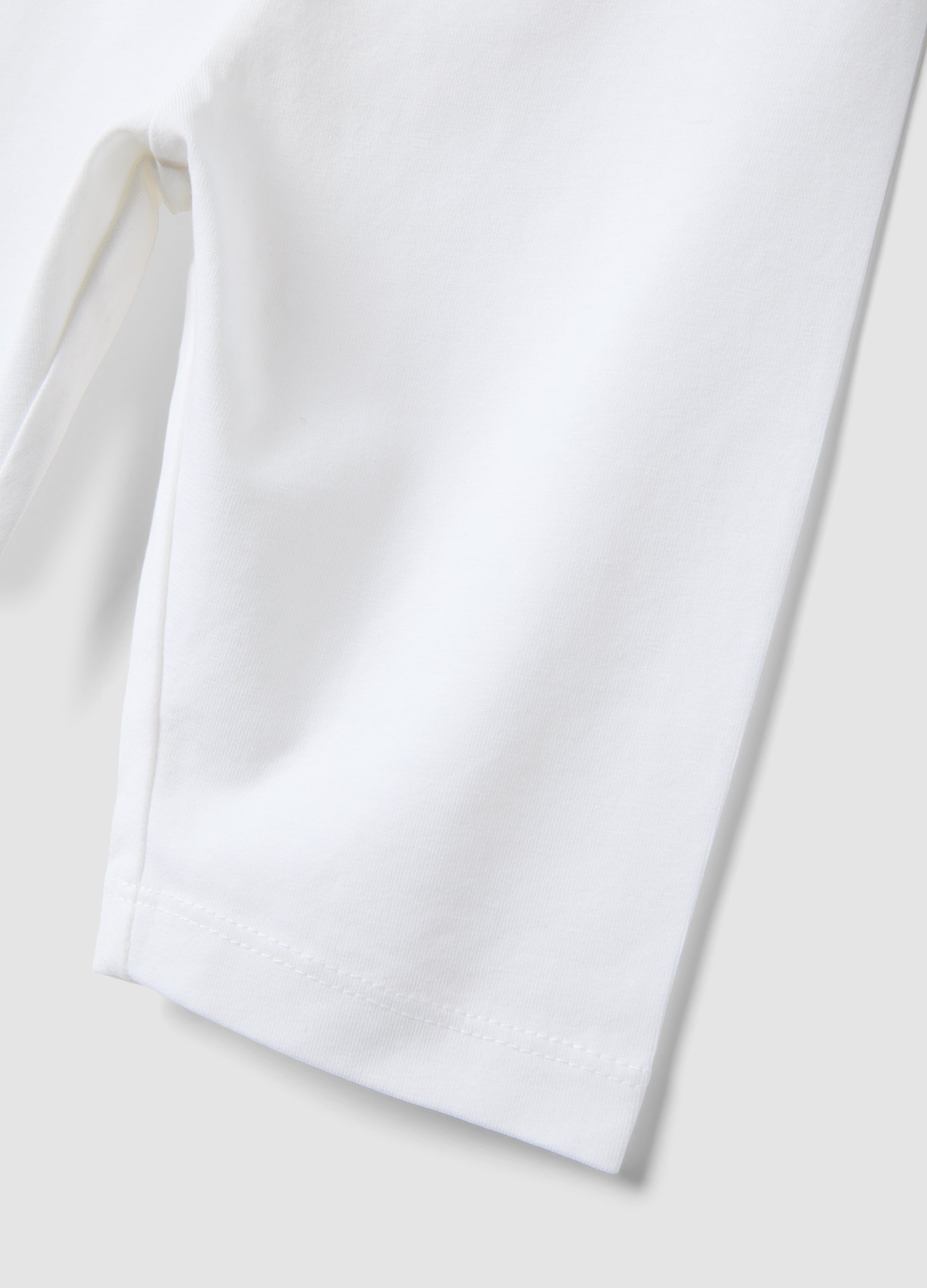 OVS White Organic Cotton Cycling Shorts