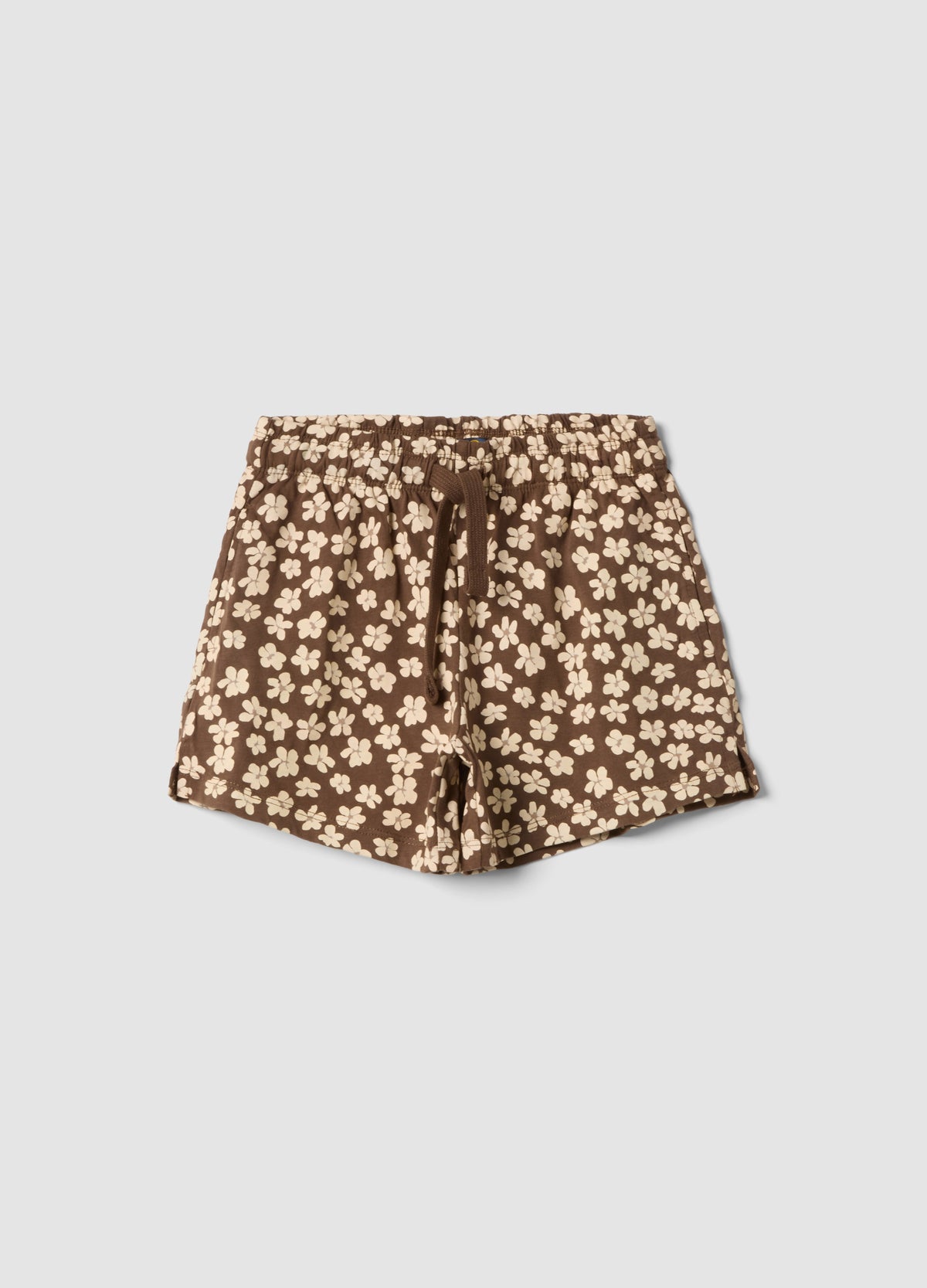 OVS Girls’ Multicolour Floral Shorts In Pure Organic Cotton, Regular Fit