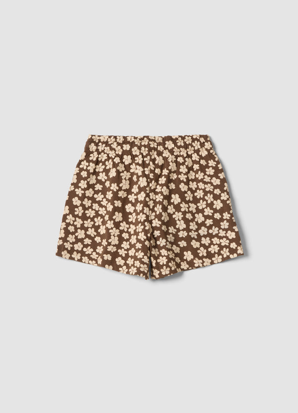OVS Girls’ Multicolour Floral Shorts In Pure Organic Cotton, Regular Fit