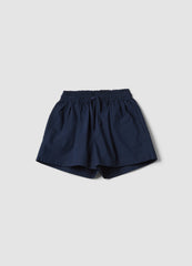 OVS Blue Pure Cotton Shorts With Elasticated Waistband
