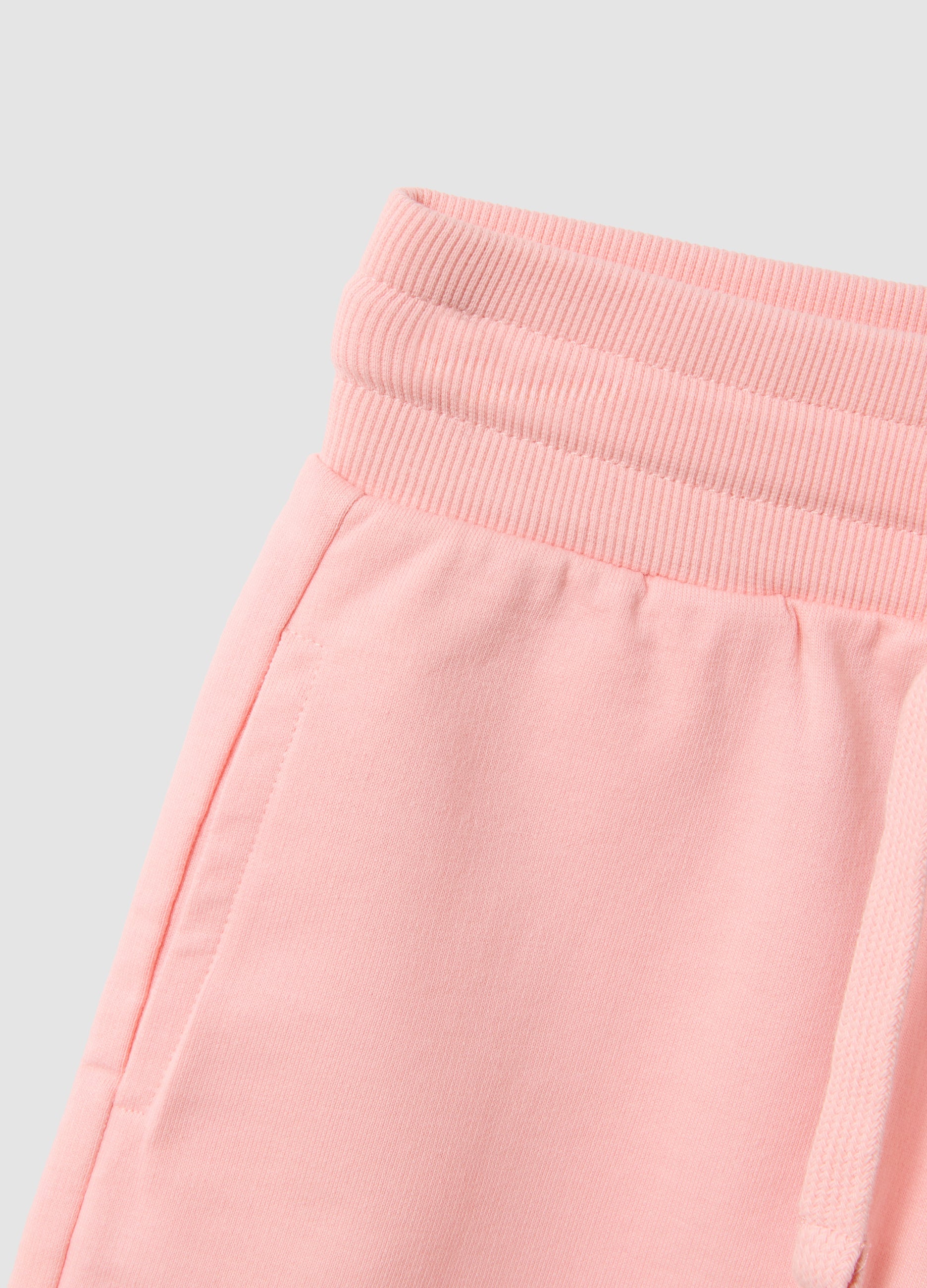 OVS Pink Pure Cotton Shorts With Elasticated Waistband