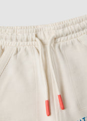 OVS Beige Pure Cotton Shorts With Elasticated Waist For Boys, Relaxed Fit