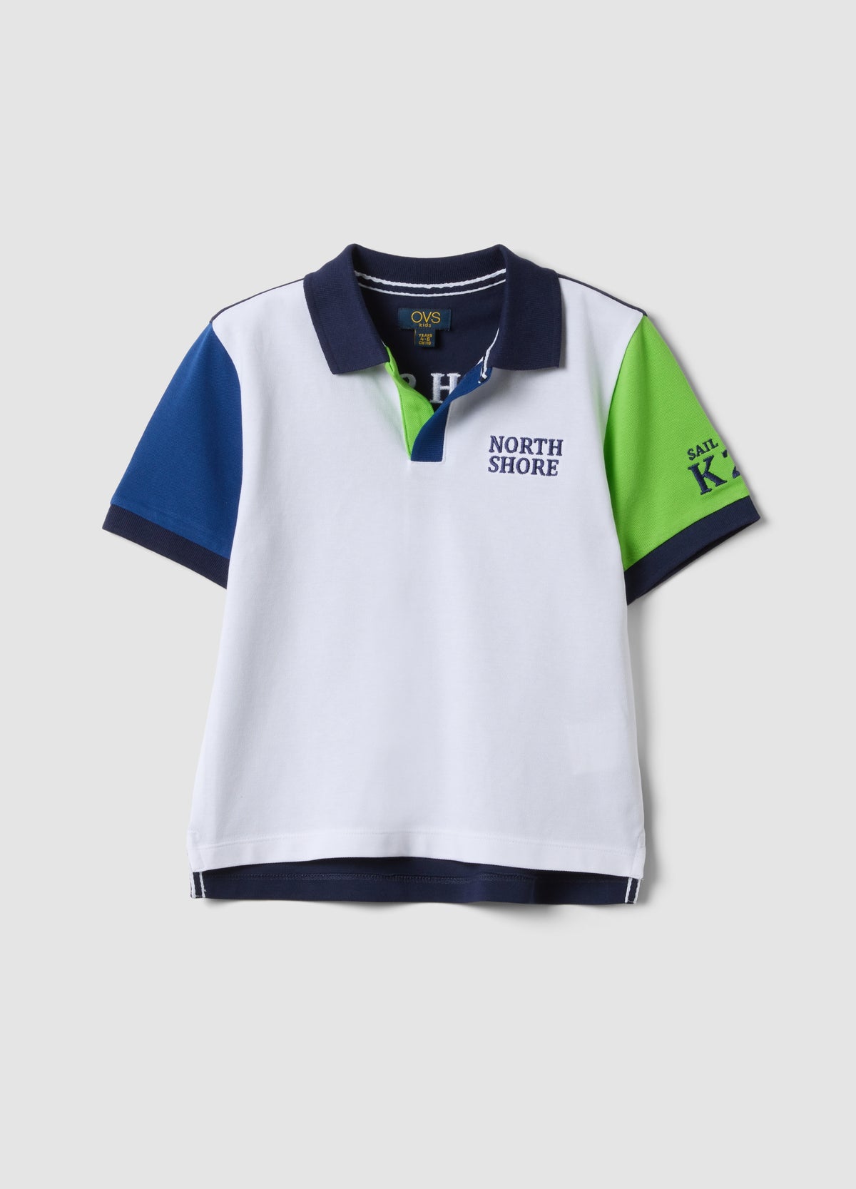OVS Multicolour Short-Sleeve Stretch Cotton Polo Shirt