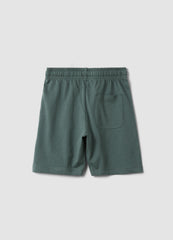 OVS Green Organic Cotton Shorts With Elasticated Waistband