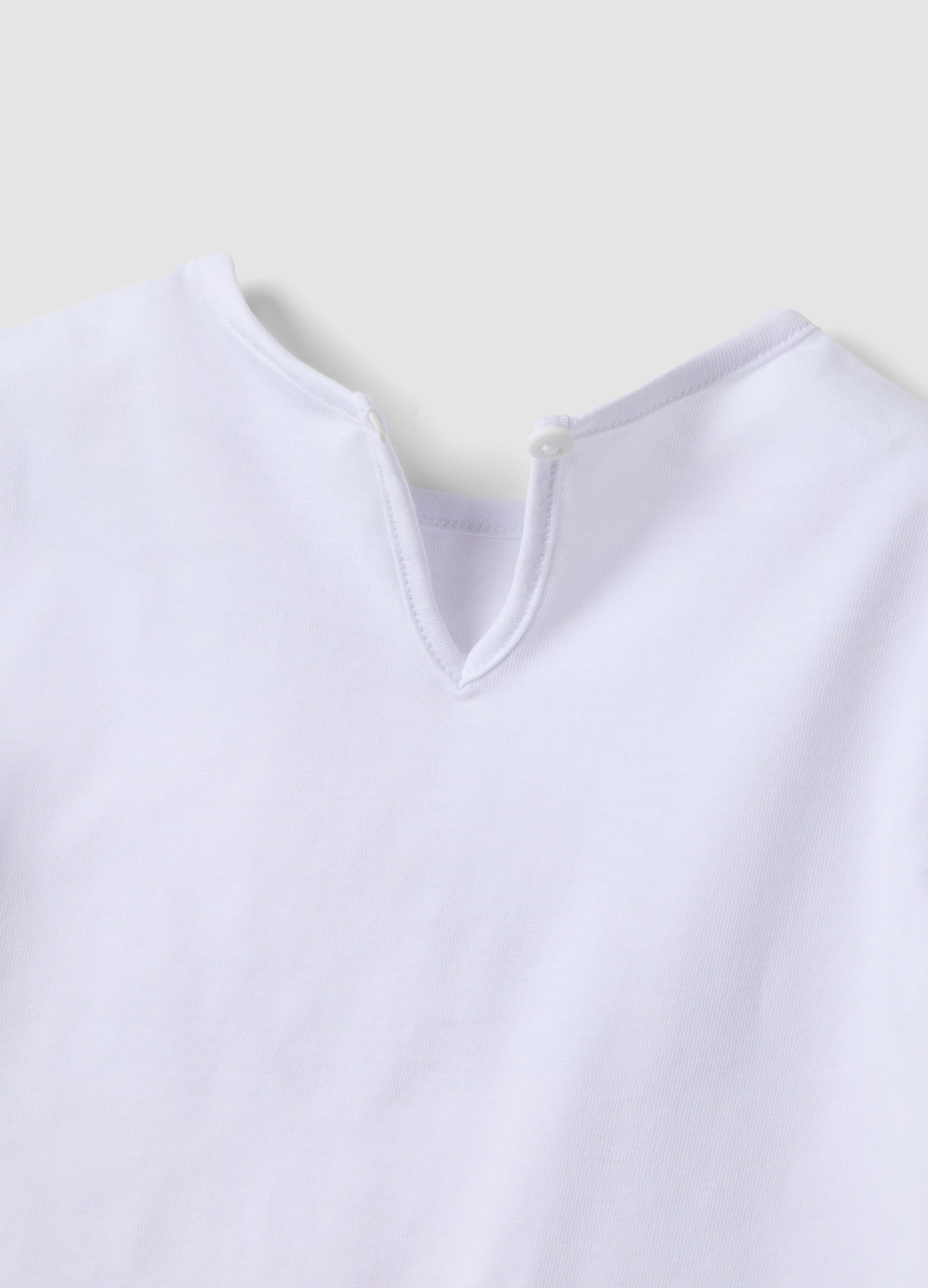 OVS White And Pink Pure Cotton Set With T-Shirt And Leggings