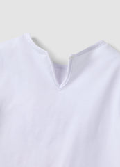 OVS White And Pink Pure Cotton Set With T-Shirt And Leggings