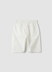 OVS White Stretch Cotton Shorts With Elasticated Waistband