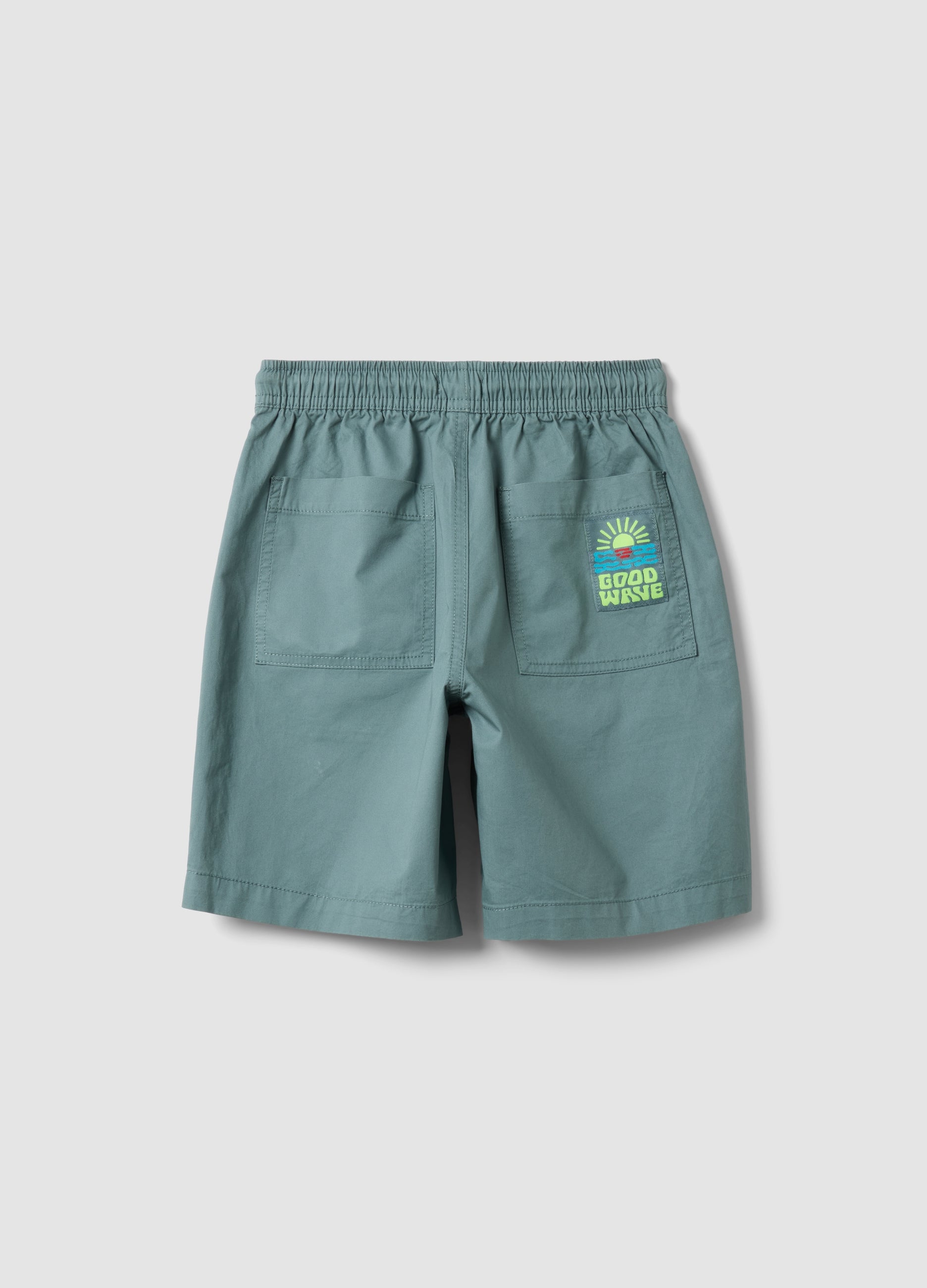 OVS Pure Cotton Shorts With Elasticated Waistband