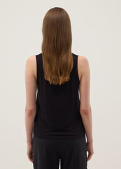OVS Black Stretch Viscose Tank Top