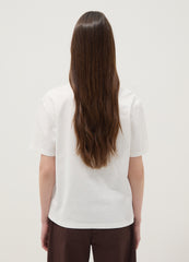 OVS White Pure Cotton T-Shirt With Floral Print