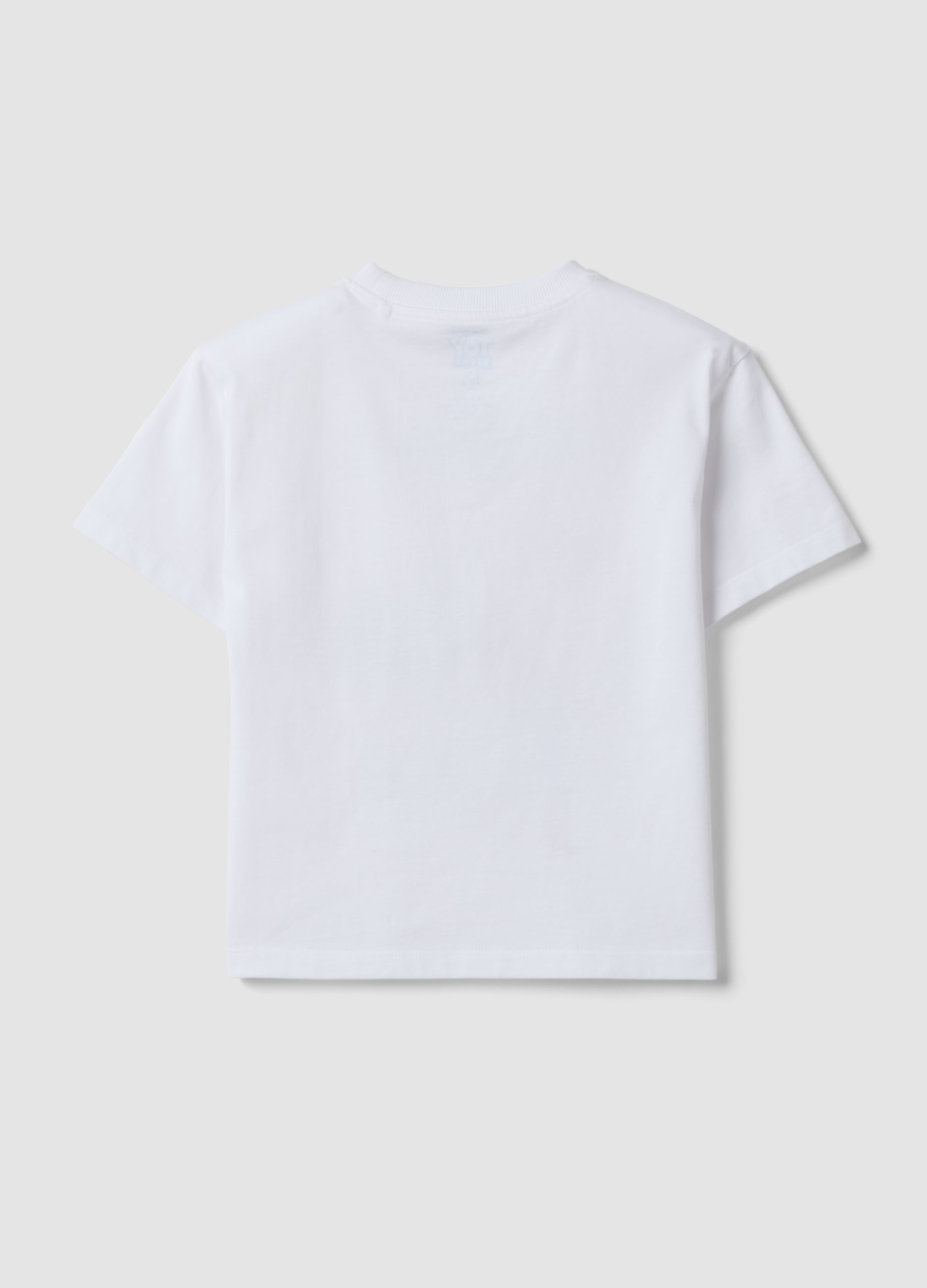 OVS White Pure Cotton Toy Story Print T-Shirt For Boys