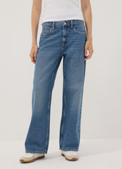 OVS Blue Denim Pure Cotton Straight-Fit Jeans