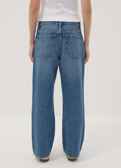 OVS Blue Denim Pure Cotton Straight-Fit Jeans