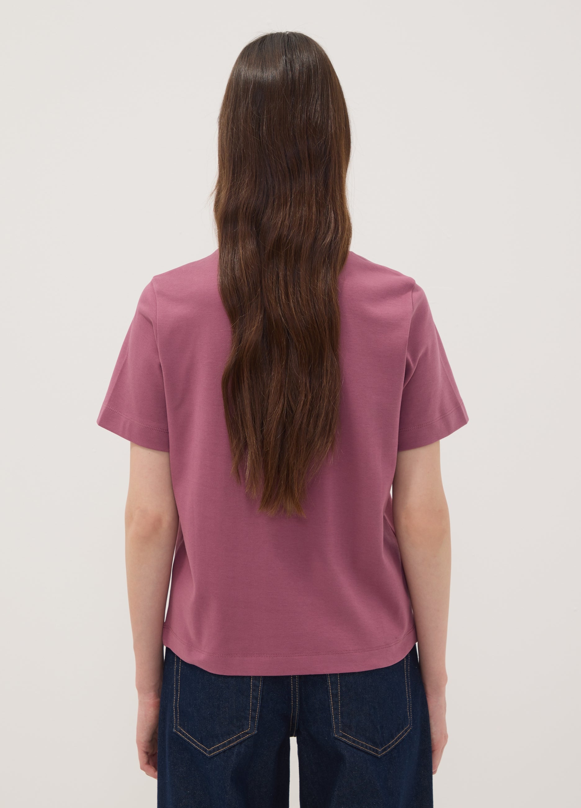OVS Pink Relaxed-Fit Pure Cotton Short-Sleeve T-Shirt