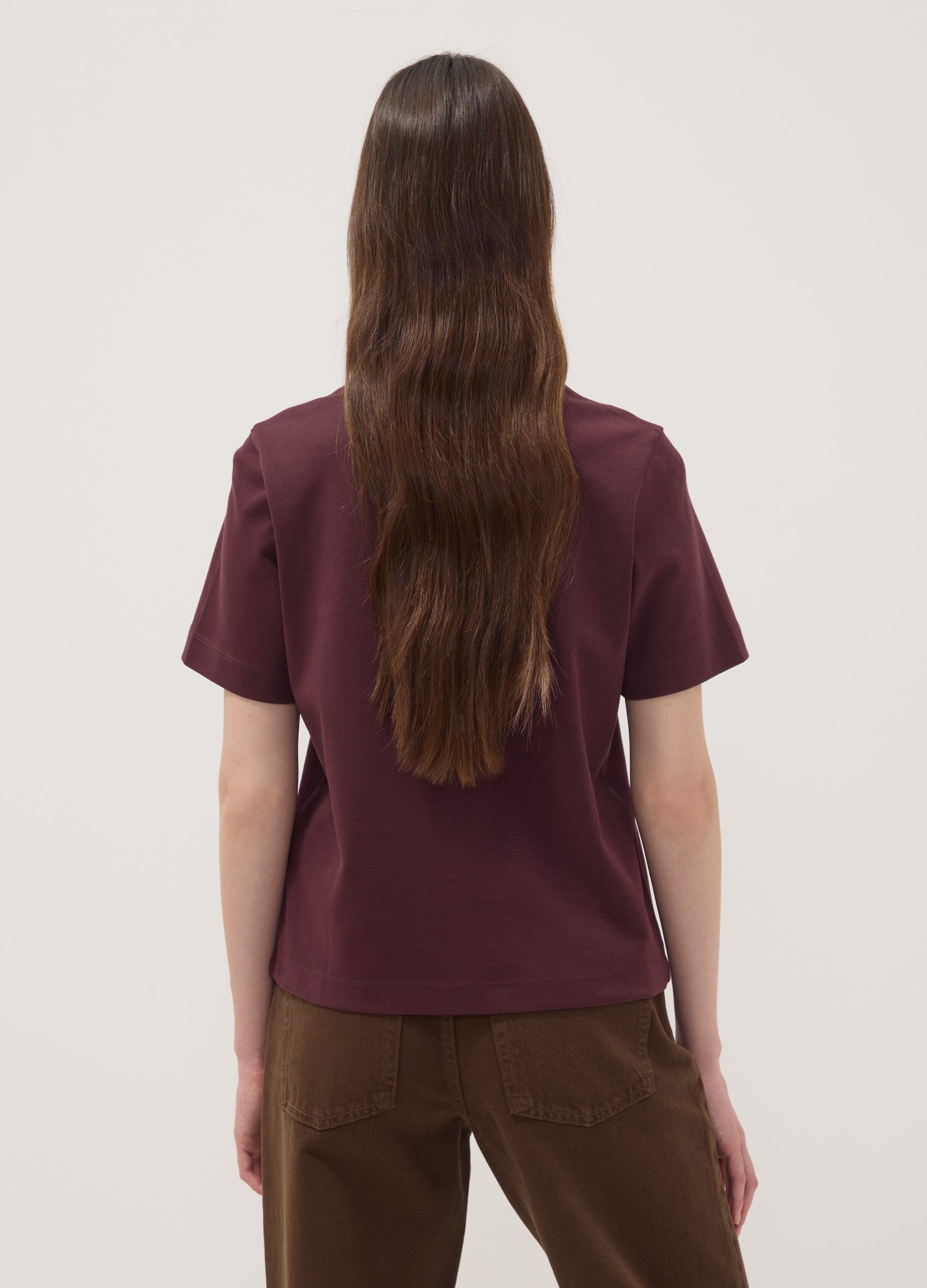 OVS Purple Pure Cotton Relaxed-Fit T-Shirt