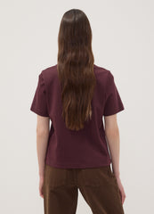 OVS Purple Pure Cotton Relaxed-Fit T-Shirt