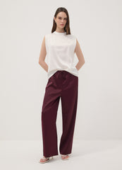 OVS Red wide-leg trousers with regular waist