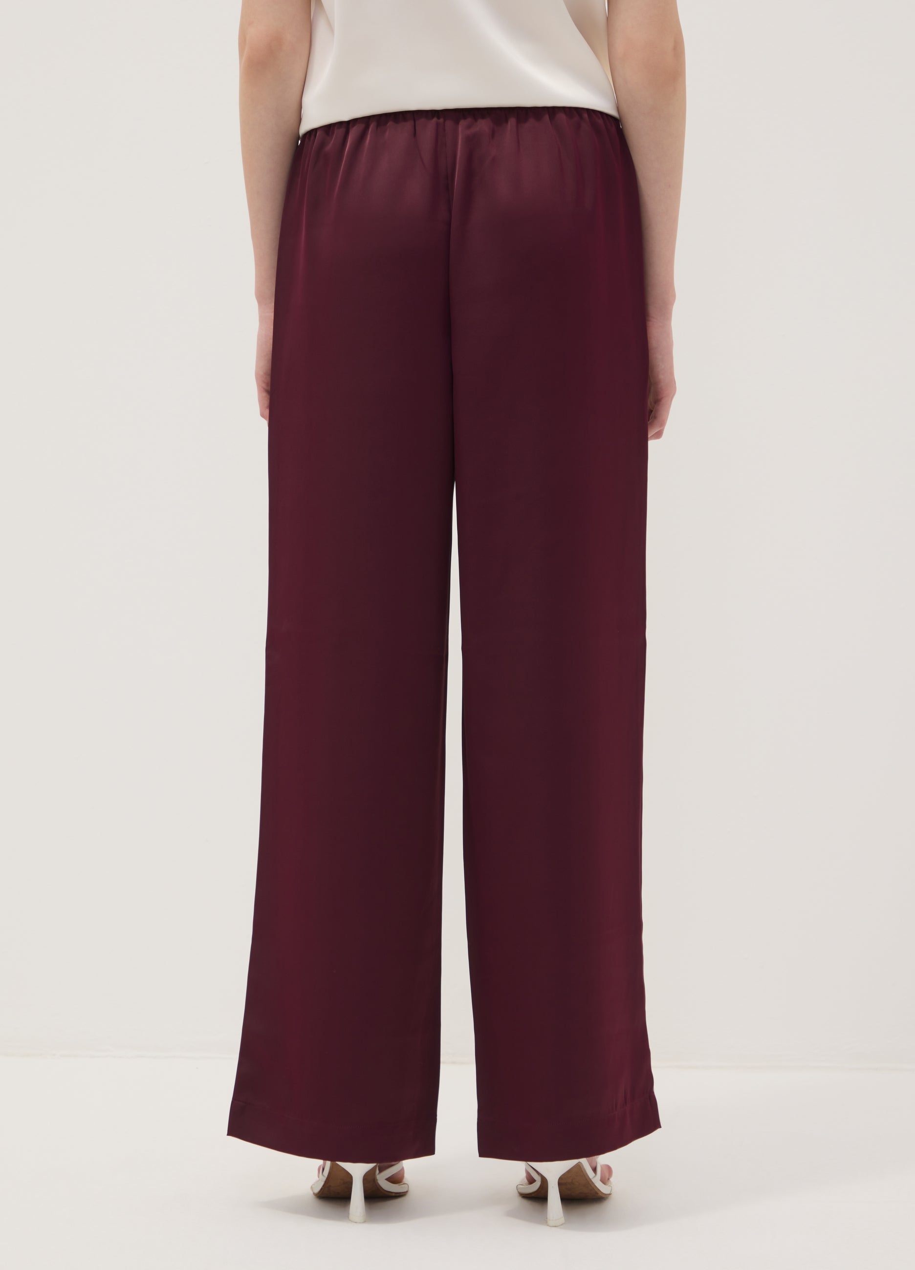 OVS Red wide-leg trousers with regular waist