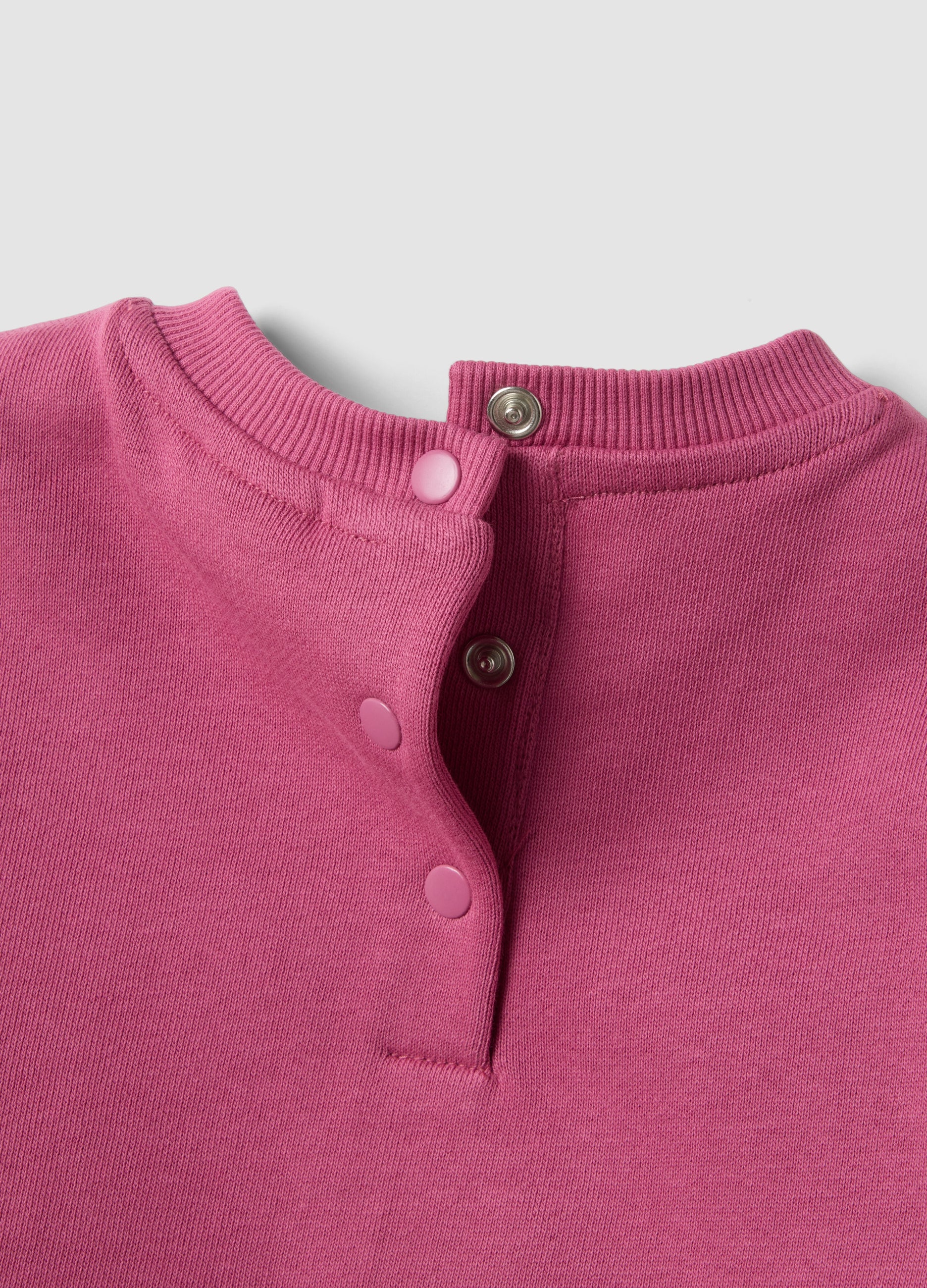 OVS Pink pure cotton sweatshirt and leggings set