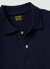 OVS Blue Pure Cotton Piquã© Polo Shirt With Classic Collar, Regular Fit