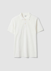 OVS White Pure Cotton Piquã© Polo Shirt With Classic Collar, Regular Fit