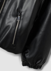 OVS Black Zip-Up Jacket, Regular Fit, For Girls