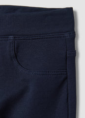 OVS Girls' Blue Slim-Fit Stretch Organic Cotton Treggings