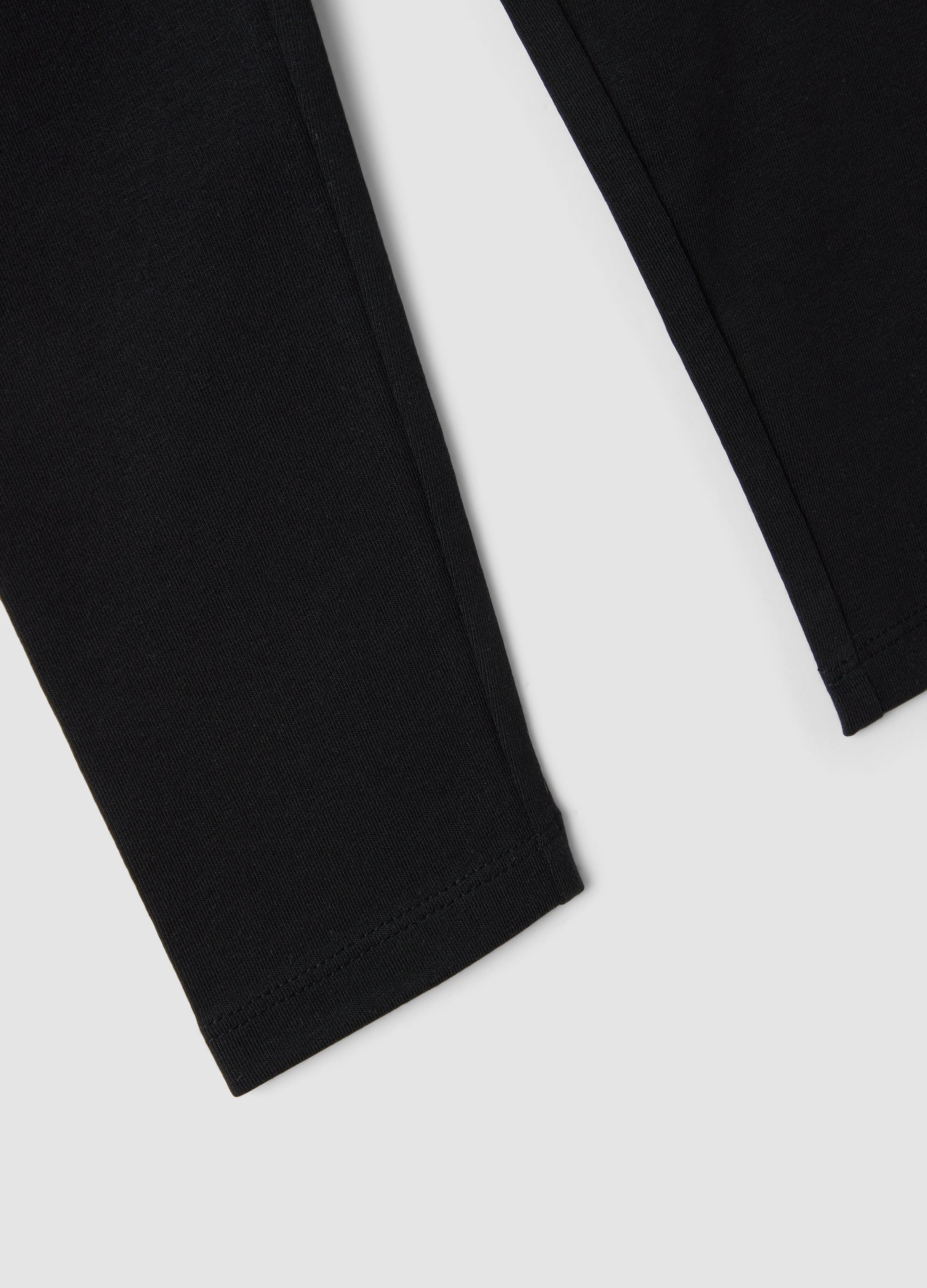 OVS Girls’ Black Skinny Leggings In Stretchy Organic Cotton